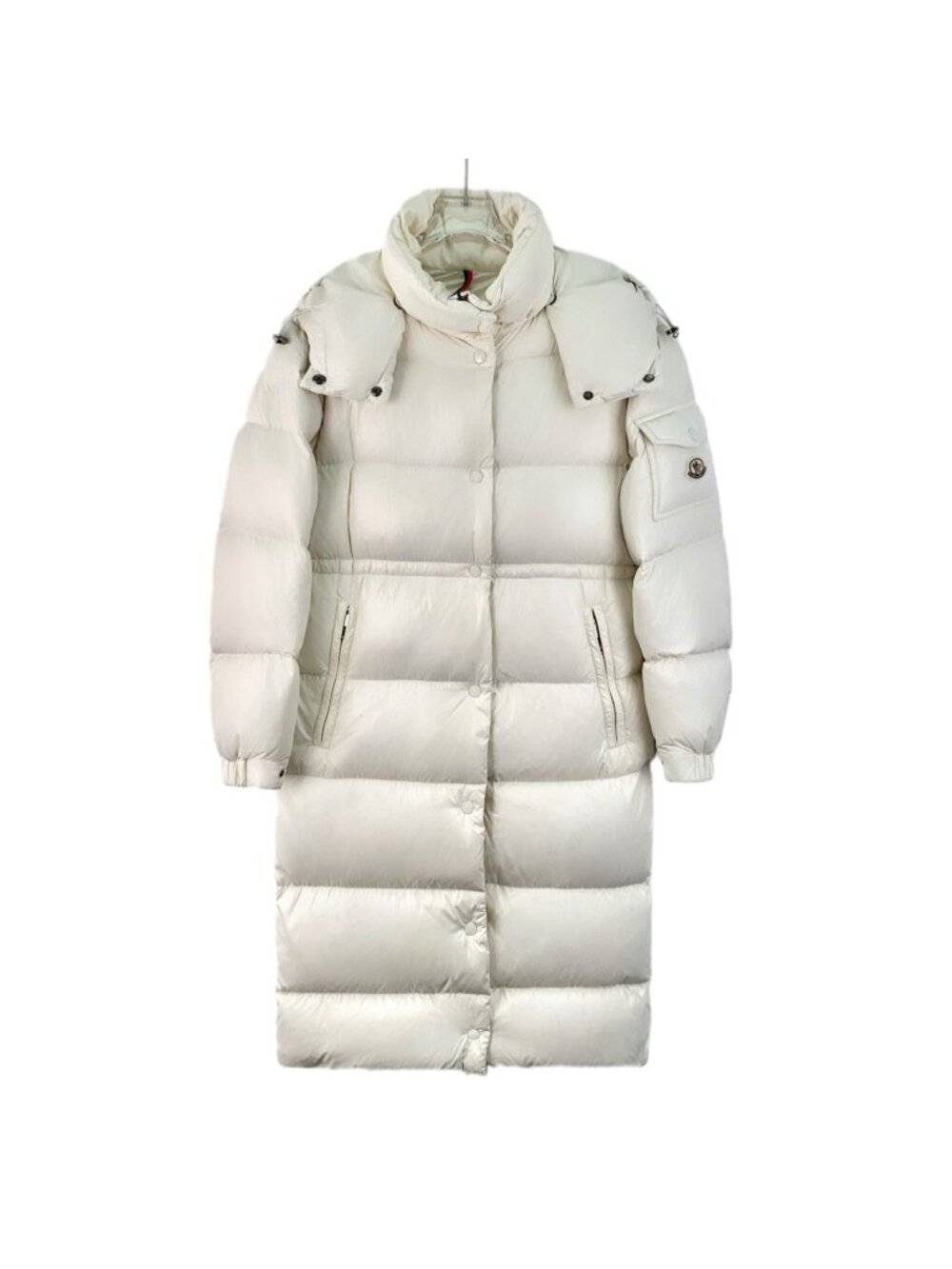 Moncler 2022 Cavettaz Jacket White Hooded Down Puffer